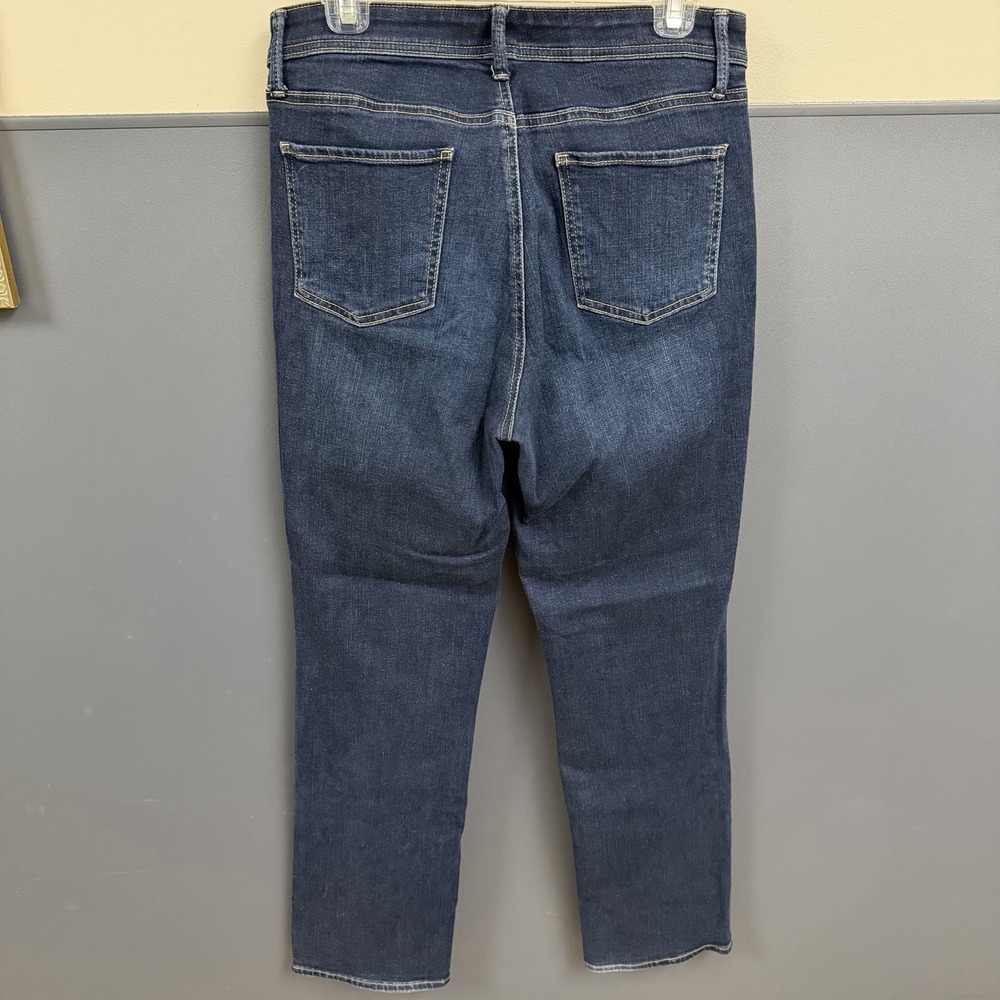 Talbots Barely Boot Jeans Women's Size 10 Dark Wash Waist 32 Inseam 31 - Picture 5 of 10